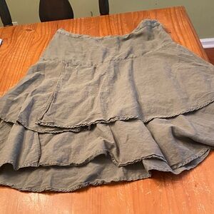 Sundance Olive Tiered Women's Skirt